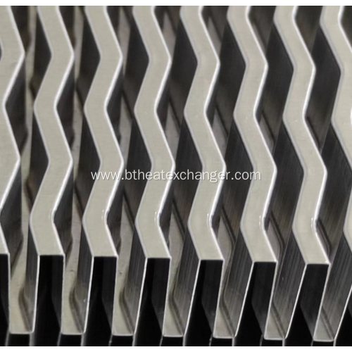 Aluminum Copper SS Radiator Folded Fins